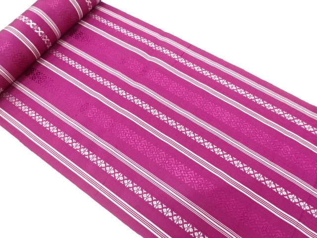 JAPANESE KIMONO / ANTIQUE BOLT FOR HASSUN OBI / HAKATA